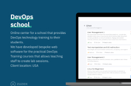 Web platform for DevOps Courses
